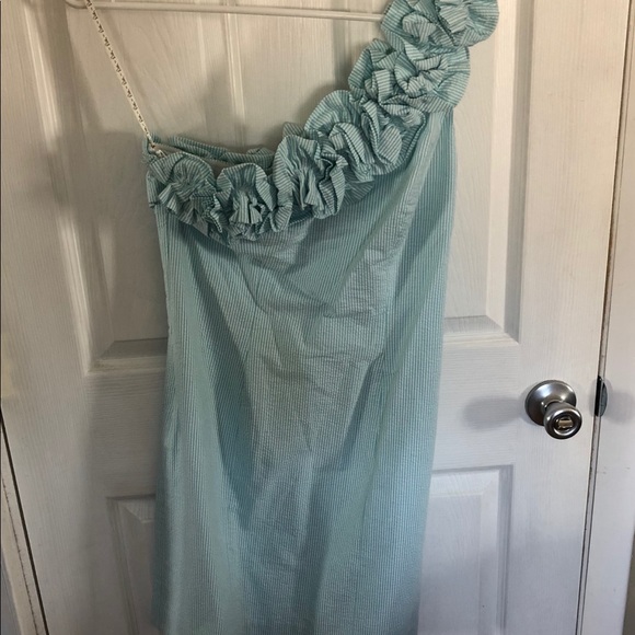 Lilly Pulitzer and white shoulder dress - Picture 2 of 4